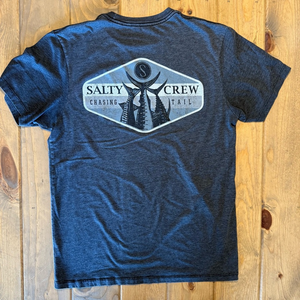 Salty Crew Men's Navy Graphic Tee